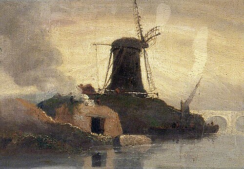Windmill and Brick Kiln on Riverside, , Samuel Owen