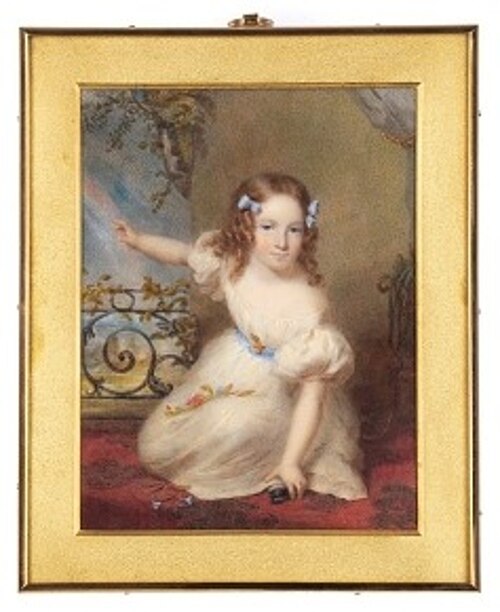 Portrait of a Young Girl, 1800, Samuel Shelley