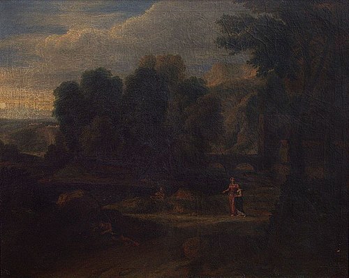 Arcadian landscape, , Gaspard Dughet
