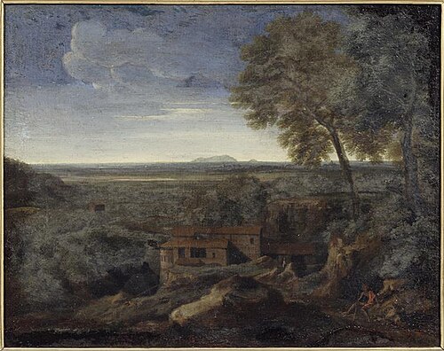 Vue de la campagne de Rome, 1650, Gaspard Dughet