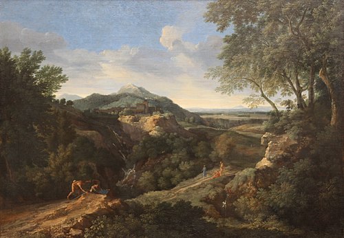 Roman paysage montagneux, 1658, Gaspard Dughet