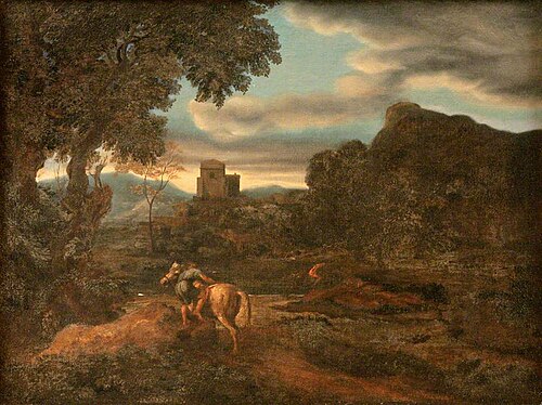 Landscape with Two Horsemen, , Gaspard Dughet