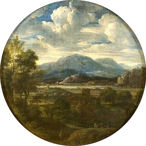 Landscape near Rome, , Gaspard Dughet