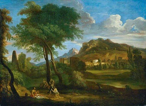 Landscape with Figures, , Gaspard Dughet
