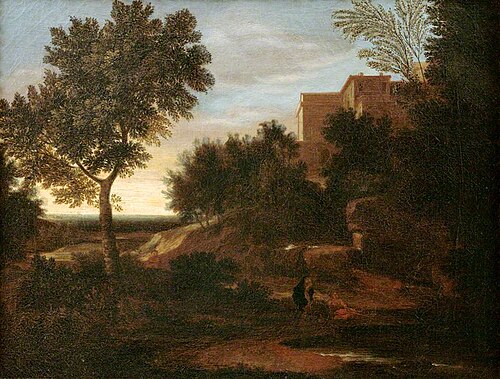 Landscape with Three Figures, , Gaspard Dughet