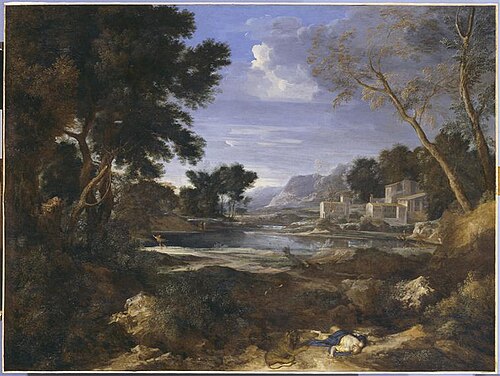 Paysage au prophète désobéissant, 1700, Gaspard Dughet