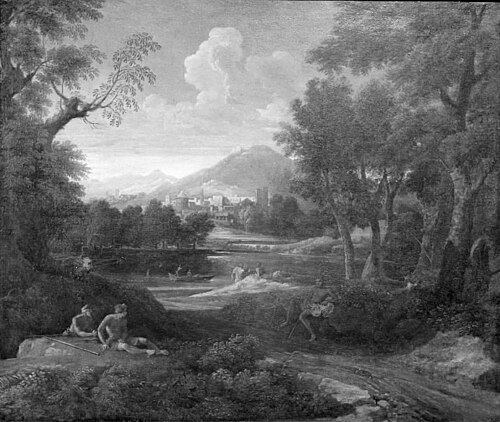 Arcadian Landscape, 1651, Gaspard Dughet