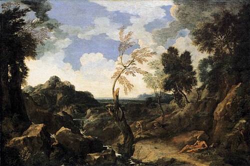 Paysage avec Saint Jerôme et le Lion, 1640, Gaspard Dughet