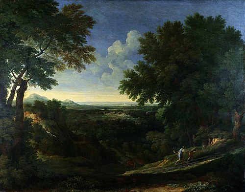 Landscape with Abraham and Isaac, 1665, Gaspard Dughet