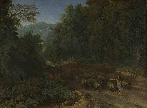 Landscape with a Shepherd and his Flock, 1670, Gaspard Dughet