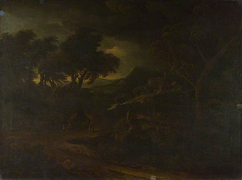 Landscape with a Storm, 1660, Gaspard Dughet