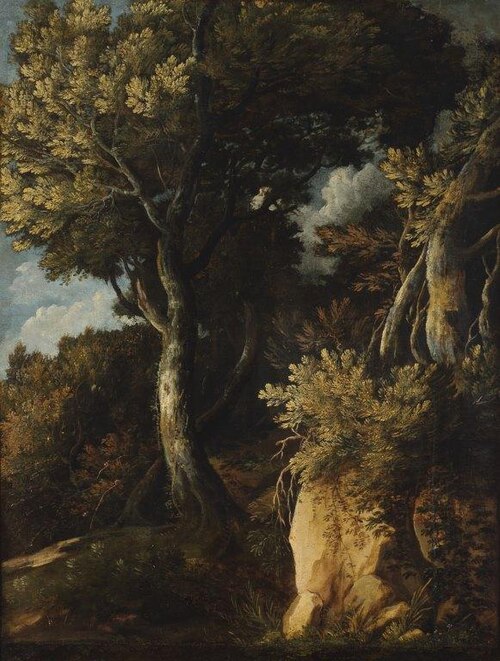 Trees and Rocks, , Gaspard Dughet