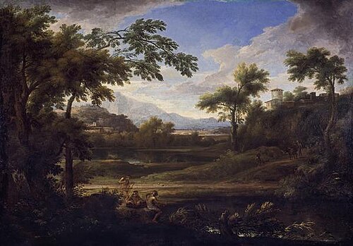Classical Landscape, 1645, Gaspard Dughet