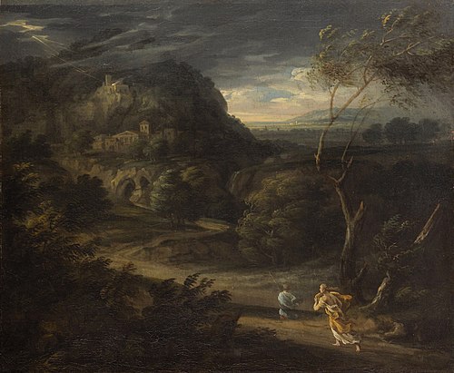 Landschaft mit Wettersturm, 1650, Gaspard Dughet