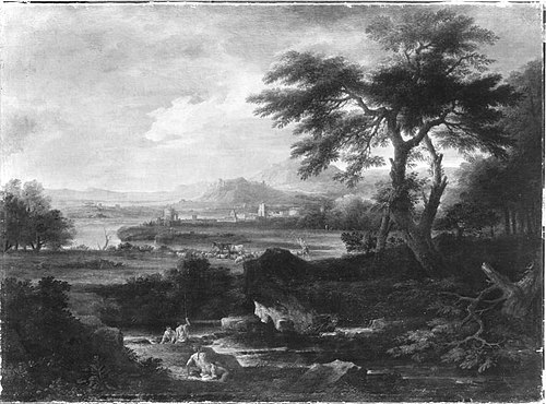 Italienische Landschaft (Umkreis), 1645, Gaspard Dughet