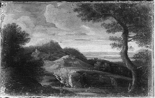 Italienische Hügellandschaft (Umkreis), 1645, Gaspard Dughet