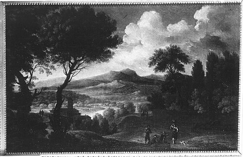 Römische Landschaft (Umkreis), 1645, Gaspard Dughet