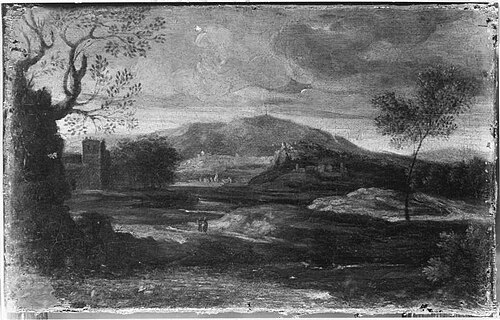 Italienische Landschaft (Umkreis), 1645, Gaspard Dughet