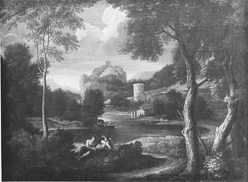 Ideale Berglandschaft (Umkreis), 1645, Gaspard Dughet
