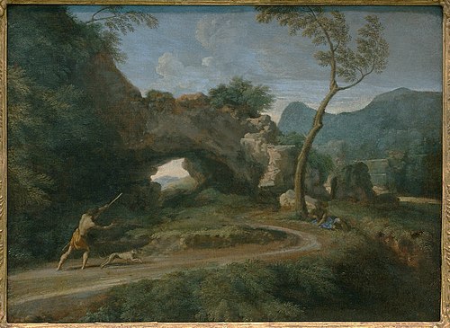 Landscape with a Natural Arch, 1672, Gaspard Dughet