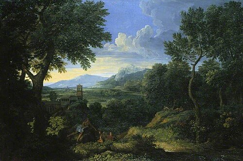 Landscape near Rome, , Gaspard Dughet