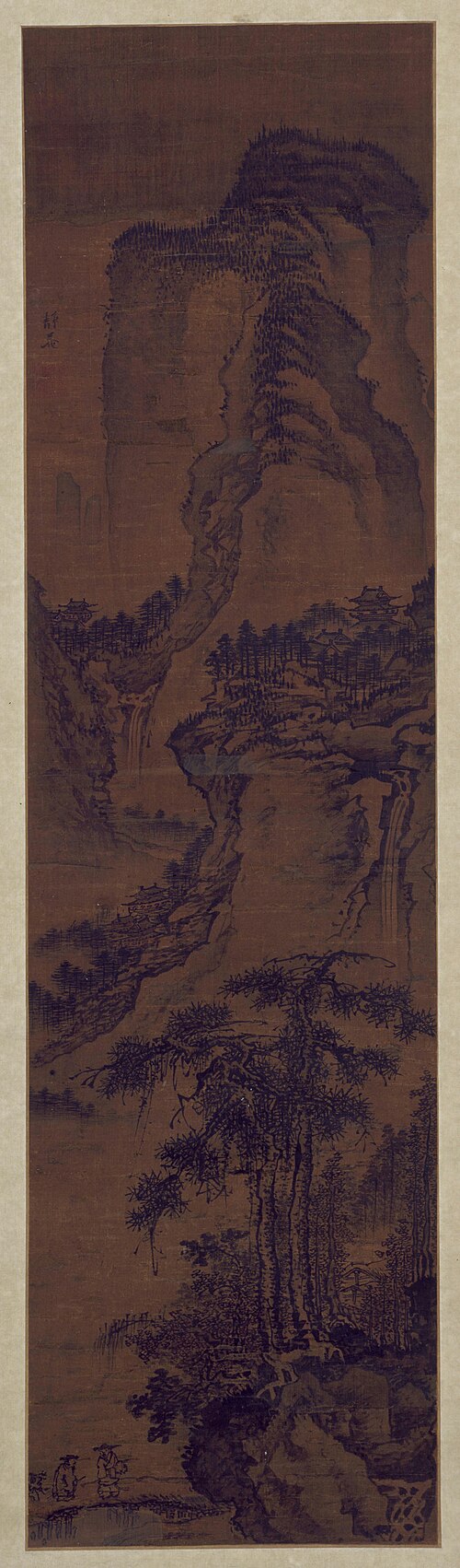 戴进山水图轴, , Dai Jin