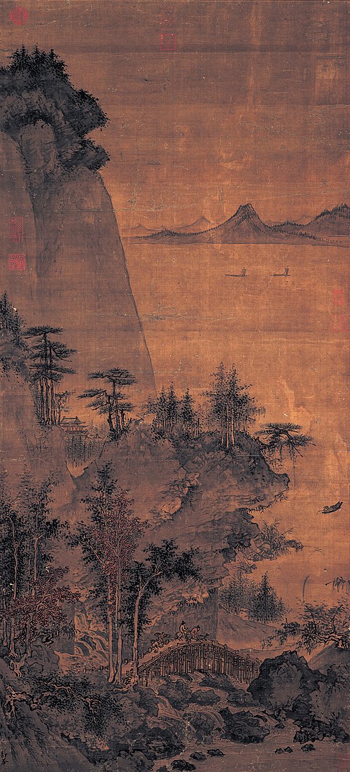 Crossing a Bridge over a Stream, , Dai Jin