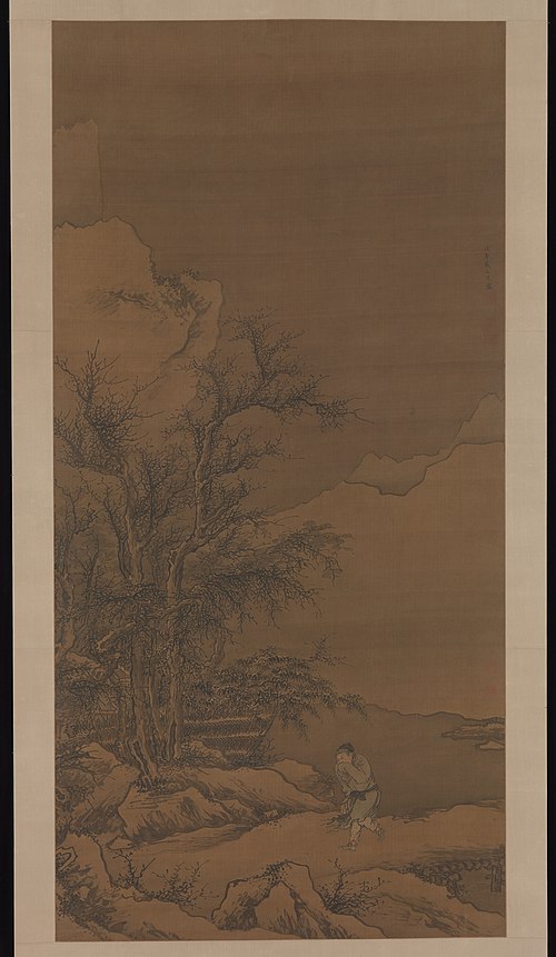 Returning home through the snow, 1455, Dai Jin