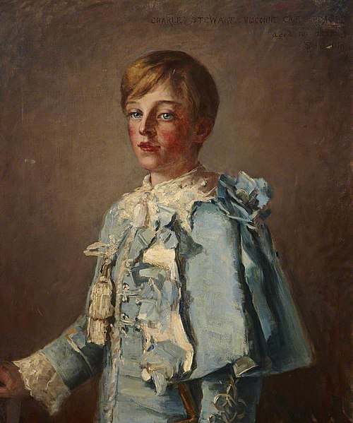 Charles Stewart, Viscount Castlereagh, later 7th Marquess of Londonderry (1878-1949), aged 10, 1888, Sarah H. Purser