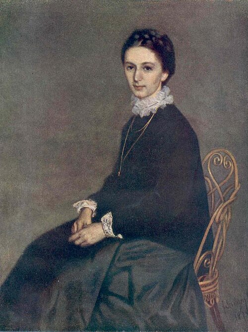 Portrait of Ninon Szinyei Merse, 1870, Pál Szinyei Merse