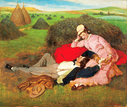 Lovers, 1870, Pál Szinyei Merse