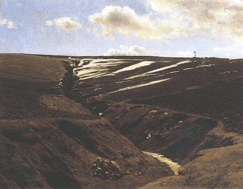 Melting Snow, 1889, Pál Szinyei Merse