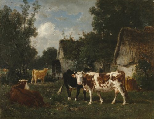 The Mill, 1873, Émile van Marcke