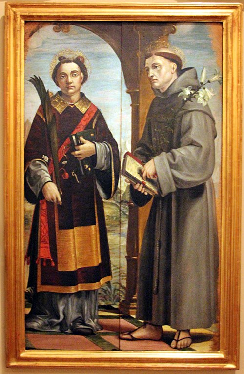 santi antonio da padova e stefano, 1502, Bernardo Zenale