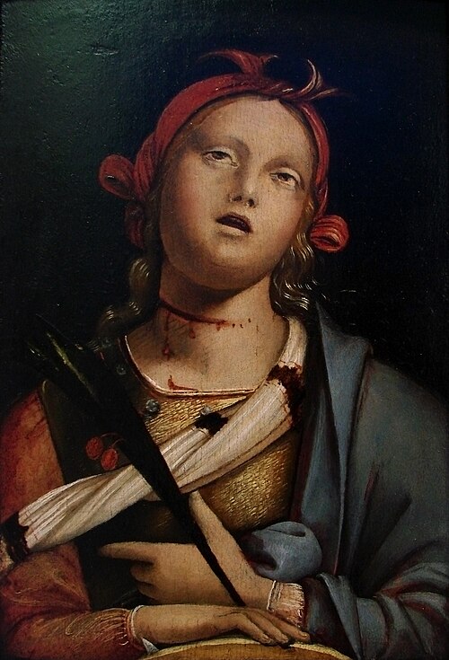 Sainte Catherine d'Alexandrie, , Bernardo Zenale