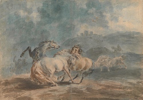 Horses Fighting, , Sawrey Gilpin