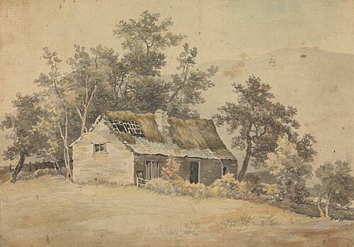 Landscape with a Dwelling in Ruin, 1760, Sawrey Gilpin
