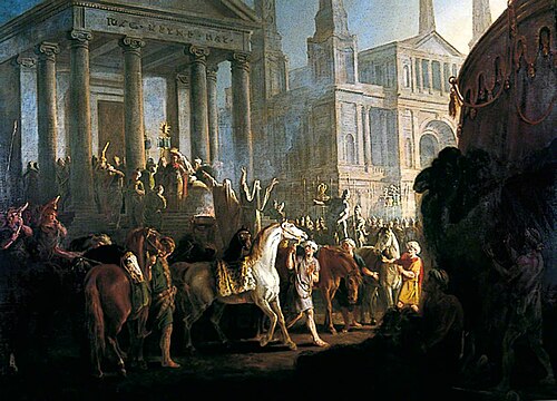The Election of Darius, 1772, Sawrey Gilpin