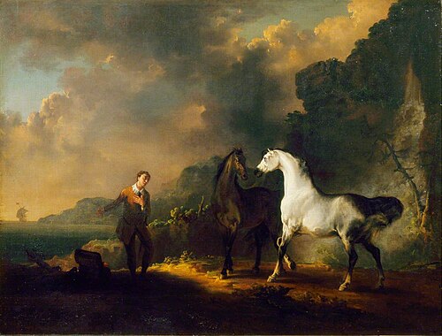 Gulliver Addressing the Houyhnhnms, 1771, Sawrey Gilpin