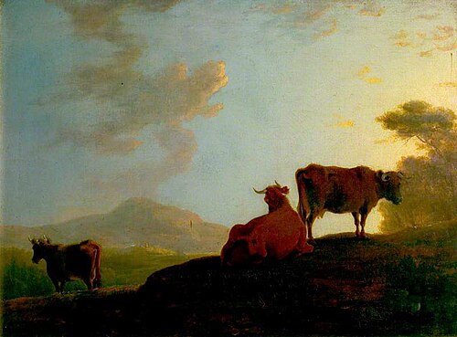 Cows in a Landscape, , Sawrey Gilpin