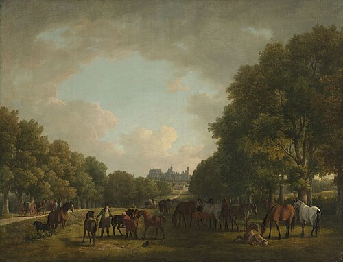 The Duke of Cumberland visiting his stud, 1764, Sawrey Gilpin