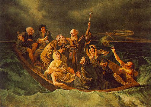 Lifeboat, 1847, Mihály Zichy