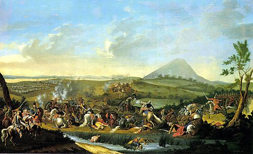 Battle of Mohács in 1687, 1837, József Borsos