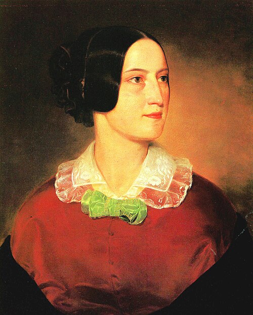 Woman with Lace Collar, 1850, József Borsos