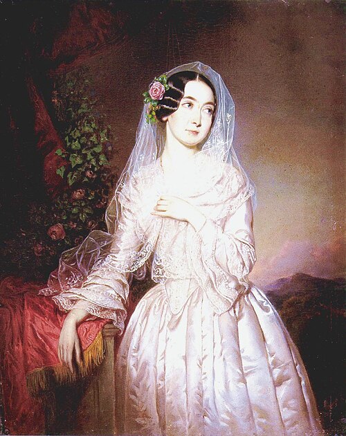 Portrait de femme, 1857, József Borsos