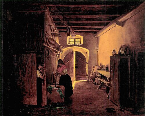 Seduction, 1851, József Borsos