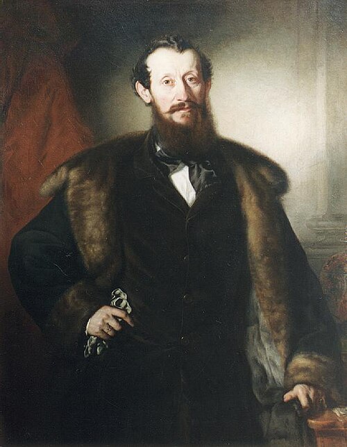 Portrait d’homme, 1850, József Borsos