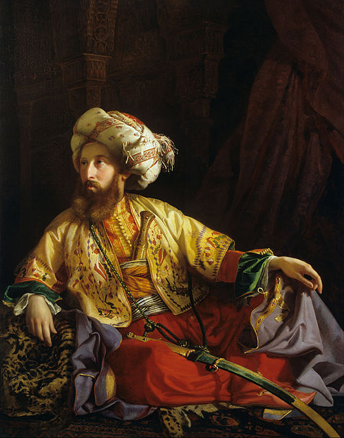 Emir of Lebanon, 1843, József Borsos