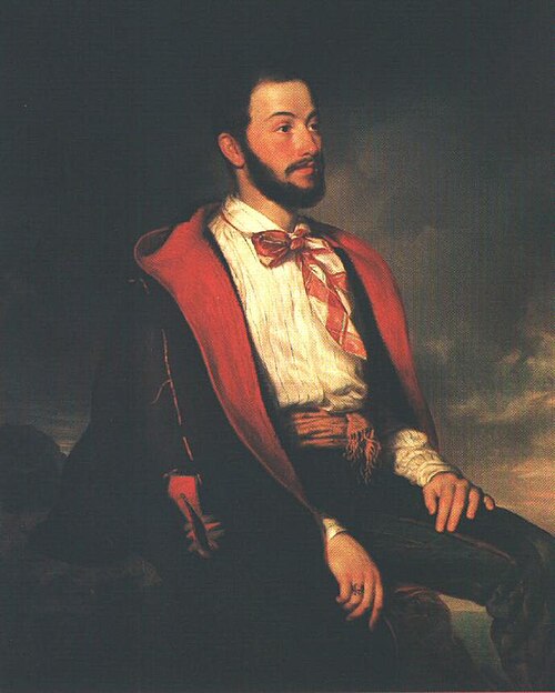 Portrait of Kristóf Hegedűs, 1844, József Borsos