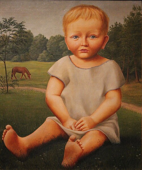 Child Portrait, 1925, Georg Schrimpf
